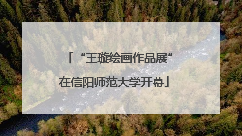 “王璇绘画作品展”在信阳师范大学开幕