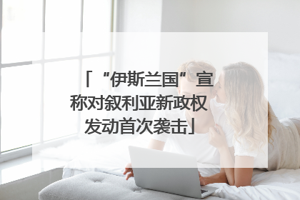 “伊斯兰国”宣称对叙利亚新政权发动首次袭击