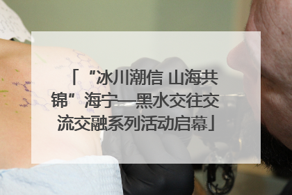 “冰川潮信 山海共锦”海宁—黑水交往交流交融系列活动启幕