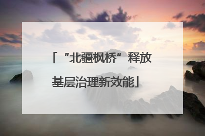 “北疆枫桥”释放基层治理新效能