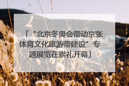 “北京冬奥会带动京张体育文化旅游带建设”专题展览在崇礼开幕
