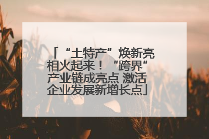 “土特产”焕新亮相火起来！“跨界”产业链成亮点 激活企业发展新增长点