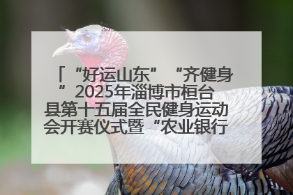 “好运山东”“齐健身”2025年淄博市桓台县第十五届全民健身运动会开赛仪式暨“农业银行杯”第一届社区工作队伍运动会开赛