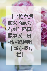 “始皇遣使采药昆仑石刻”陷真假争议：真相越辩越明｜新京报专栏