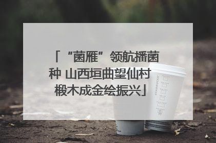 “菌雁”领航播菌种 山西垣曲望仙村椴木成金绘振兴