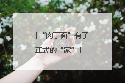 “肉丁面”有了正式的“家”