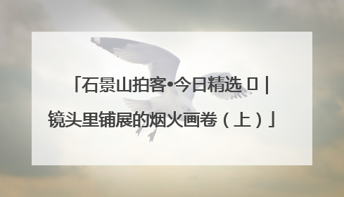 石景山拍客•今日精选 ㉓｜镜头里铺展的烟火画卷（上）