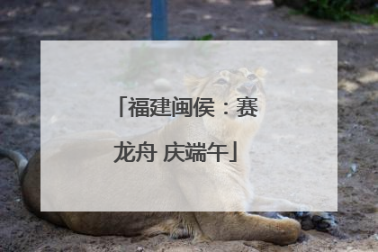 福建闽侯：赛龙舟 庆端午