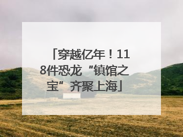 穿越亿年！118件恐龙“镇馆之宝”齐聚上海