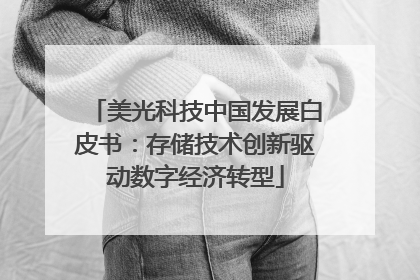 美光科技中国发展白皮书：存储技术创新驱动数字经济转型