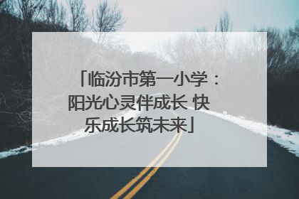 临汾市第一小学：阳光心灵伴成长 快乐成长筑未来