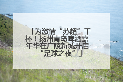 为激情“苏超”干杯！扬州青岛啤酒嘉年华在广陵新城开启“足球之夜”