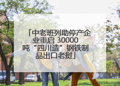 中老班列助停产企业重启 30000吨“四川造”钢铁制品出口老挝