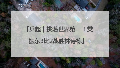 乒超｜挑落世界第一！樊振东3比2战胜林诗栋
