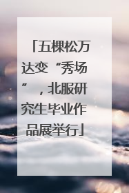五棵松万达变“秀场”，北服研究生毕业作品展举行