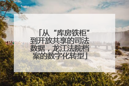 从“库房铁柜”到开放共享的司法数据，龙江法院档案的数字化转型