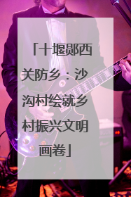 十堰郧西关防乡：沙沟村绘就乡村振兴文明画卷