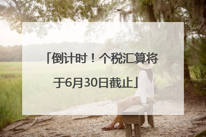 倒计时！个税汇算将于6月30日截止
