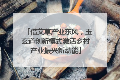 借艾草产业东风，玉玄道创新模式激活乡村产业振兴新动能