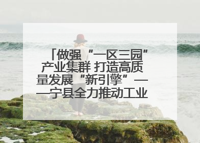 做强“一区三园”产业集群 打造高质量发展“新引擎”——宁县全力推动工业经济提质增效