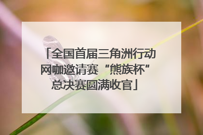 全国首届三角洲行动网咖邀请赛“熊族杯”总决赛圆满收官