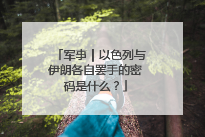 军事｜以色列与伊朗各自罢手的密码是什么？
