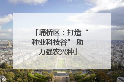 埇桥区：打造“种业科技谷” 助力强农兴种