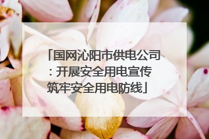 国网沁阳市供电公司：开展安全用电宣传 筑牢安全用电防线