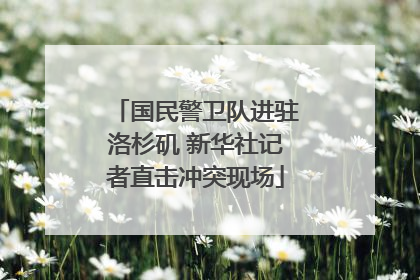 国民警卫队进驻洛杉矶 新华社记者直击冲突现场