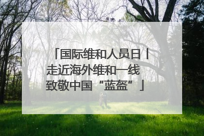 国际维和人员日丨走近海外维和一线 致敬中国“蓝盔”