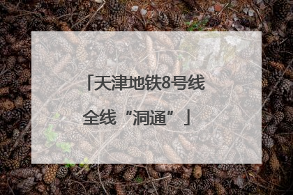 天津地铁8号线全线“洞通”