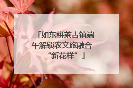 如东栟茶古镇端午解锁农文旅融合“新花样”