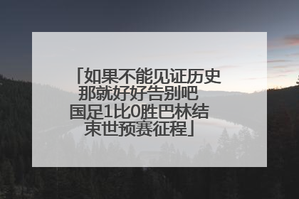 如果不能见证历史 那就好好告别吧 国足1比0胜巴林结束世预赛征程