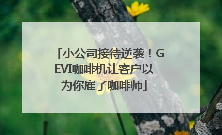 小公司接待逆袭！GEVI咖啡机让客户以为你雇了咖啡师
