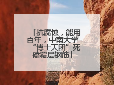 抗腐蚀，能用百年，中南大学“博士天团”死磕覆层钢筋