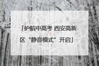 护航中高考 西安高新区“静音模式”开启