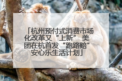 杭州预付式消费市场化改革又“上新” 美团在杭首发“跑路赔”安心乐生活计划