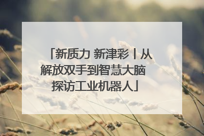新质力 新津彩丨从解放双手到智慧大脑 探访工业机器人