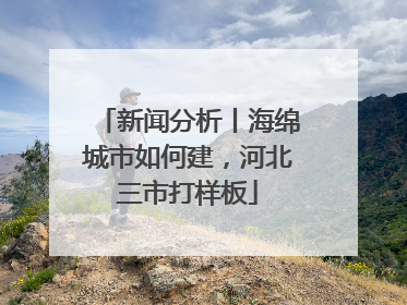 新闻分析丨海绵城市如何建，河北三市打样板