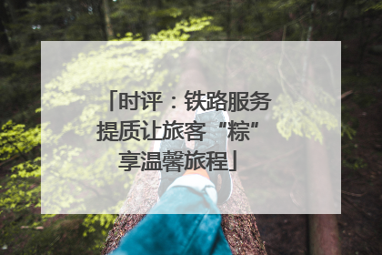 时评：铁路服务提质让旅客“粽”享温馨旅程