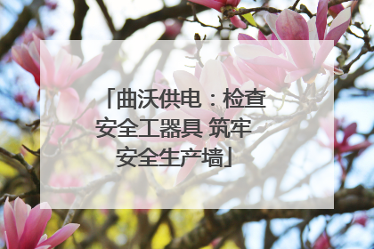曲沃供电：检查安全工器具 筑牢安全生产墙