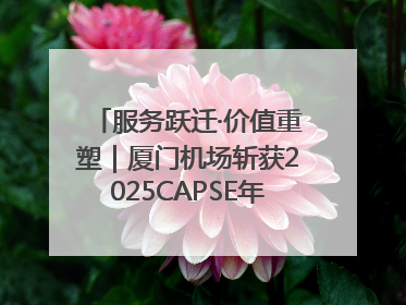 服务跃迁·价值重塑｜厦门机场斩获2025CAPSE年度峰会四项大奖