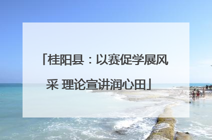 桂阳县：以赛促学展风采 理论宣讲润心田