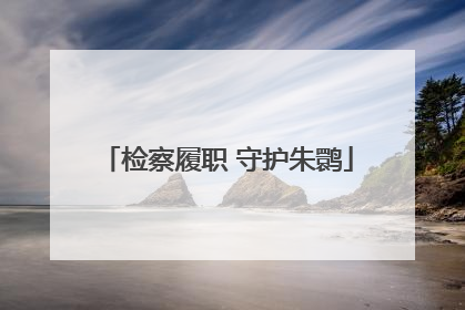 检察履职 守护朱鹮