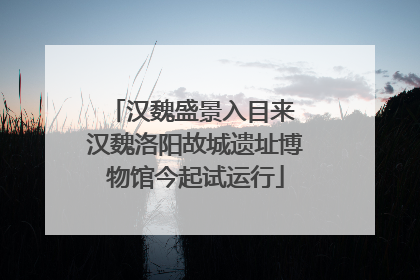 汉魏盛景入目来 汉魏洛阳故城遗址博物馆今起试运行