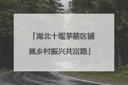 湖北十堰茅箭区铺就乡村振兴共富路