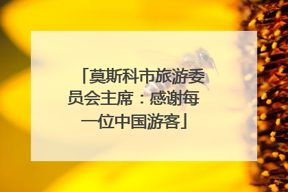 莫斯科市旅游委员会主席：感谢每一位中国游客