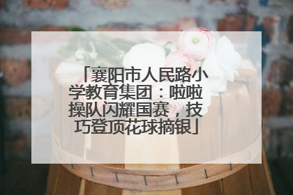 襄阳市人民路小学教育集团：啦啦操队闪耀国赛，技巧登顶花球摘银