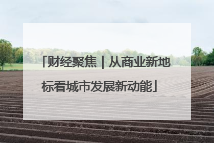 财经聚焦｜从商业新地标看城市发展新动能