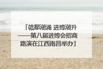 赣鄱潮涌 进博潮升——第八届进博会招商路演在江西南昌举办
